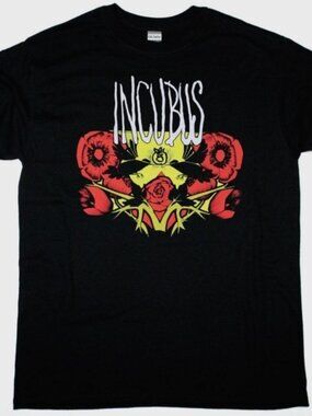 INCUBUS TOUR 2004 NEW BLACK T-SHIRT